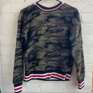 Camo Print Sweater